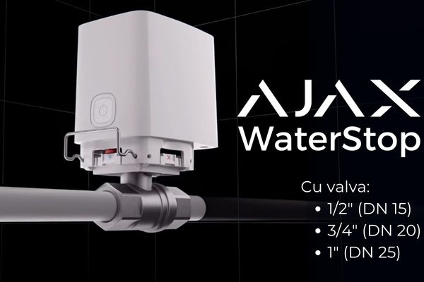 WATERSTOP de la Ajax - Valva electrica pentru oprire apa