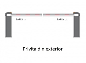 BARIERA AUTO STANGA, BRAT TELESCOPIC 3.6-6M